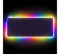 Hyte CNVS B-SU-1220000350403 Grand tapis de souris de jeu avec éclairage RGB noir