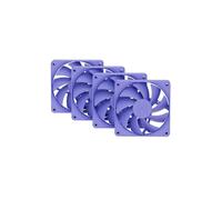 Hyte Ventilateurs de boîtier FA12 – Lot de 4 120 mm – Haut débit d'air – Taro Milk