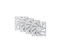Hyte Ventilateurs de boîtier FA12 120 mm Haut débit d'air Lot de 4 Blanc