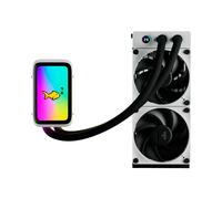 HYTE THICC Q60 : Kit Watercooling CPU 2x120mm, Radiateur Aluminium 288mm, PWM 3000 tr/min, 47.3dB, Compatible LGA 1700/AM5, Écran LCD