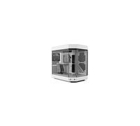Hyte Boîtier PC Midi Tower Y60 Édition Blanche-Neige – Flux d'air optimisé, GPU vertical – Blanc