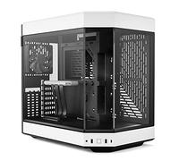 HYTE Y60 CS-HYTE-Y60-BW Boîtier de Jeu d'ordinateur ATX Moderne et esthétique en Verre trempé à Double Chambre panoramique avec câble élévateur PCIE 4.0 Inclus, Blanc