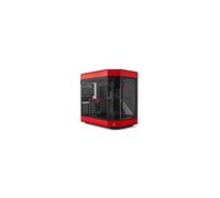 HYTE Y60 Midi Tower PC Noir/Rouge (CS-HYTE-Y60-BR): ATX/EATX/ITX/micro ATX, 2x3.5", 4x2.5", Vent. arrière 120mm, USB 3.2 Gen 1/Gen 2, Filtre anti-poussière