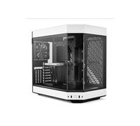 Hyte Boîtier PC Midi Tower Y60 Édition Blanche-Neige – Flux d'air optimisé, GPU vertical – Blanc
