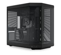 Hyte Boîtier Y70 – E-ATX/ATX/M-ATX/M-ITX, fenêtre, 4 emplacements graphiques verticaux – Noir