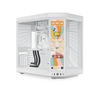 Hyte Y70 Touch Infinite Boîtier ATX avec écran Tactile LCD 2,5 K intégré Blanc Neige