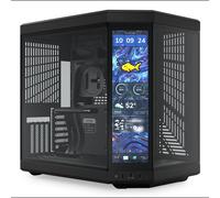 HYTE Y70 Touch Infinite - Boîtier PC Midi Tower Noir, Écran Tactile, ATX/EATX/ITX/Mini-ATX, Baies 2x3.5", 4x2.5", USB 3.2, Ventilation 120/140mm, Radiateurs 360mm max.