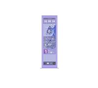 Hyte Y70 Touch Infinite Display Kit d'écran de Mise à Niveau pour boîtier PC - Écran IPS de 14,9" - Résolution 2,5K - 60 Hz - 10 Points - Lait de Taro (Violet)