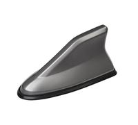 Hytplmkqenr Antenne Requin Voiture pour Nissan Juke I 2010-2013 2014 2015 2016 2017 2018 2019, Toit Signal Booster Antennes Antenne Radio Base AdhéSive Voiture Modification Accessoire,Grey