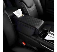 Hytplmkqenr Coussin D'accoudoir Amélioré pour BMW 1 Series 118d F20/118i F20/120d F20 Hatchback 2011-2023 2024, Résistant Aux Rayures Antidérapant Cuir Microfibre De Haute Qualité, Accessoire Voiture
