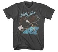 HYTREZSXC Billy Idol Eagle Smoke Music Shirt Black XL