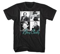 HYTREZSXC Bing Crosby Headshots Men's T Shirt Black 3XL