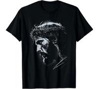 HYTREZSXC Limited Jesus Vintage 90s Graphic T-Shirt Black S