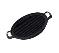 HYTROVE 1 pièce Plaque de Antiadhésive pour Barbecue Plateau de Cuisson Intérieur Compact et Compatible avec Cuisinières à Gaz et Électriques pour Viande et Légumes
