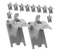 HYTROVE 12pcs Clips en Acier Inoxydable pour Réfrigérateur Congélateur, Crochet de Support Résistant et Sécurisé, Design Pratique pour Organisateur de Frigo
