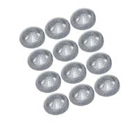 HYTROVE 12pièces Filtre à Peluches Pour Machine à Laver Acier Inoxydable Tamis De Vidange Pour Tuyau Installation Facile Avec Attaches Élimination Des Poils Et Débris De Lavage