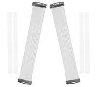 HYTROVE 1ensemble Kit de Sangles pour Fil de Caisse Claire Brins Blanc Accessoires Percussion pour Fixation Stable et Tension Uniforme pour Batterie Jazz et Performances Live