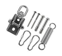 HYTROVE 1Ensemble Kit de Suspension de Hamac Inoxydable Crochets de Plafond Rotatifs pour Balançoires Chaises Suspendues et Hammacs et Durable Installation Facile