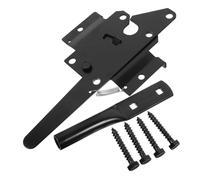 HYTROVE 1ensemble Set De Verrou De Porte De Jardin Avec Charnières Pour Portes Bois Accessoires De Quincaillerie Robustes Pour Clôtures Et Portillons