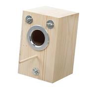 HYTROVE 1pièce Nid Bois pour Oiseaux Boîte De Reproduction Créative pour Oiseaux Nichoir pour Chanteurs Et Petits Accessoire Et Personnalisable