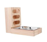 HYTROVE 1pièce Râtelier à Alimentation pour Petits Animaux Distributeur De Nourriture pour Lapins Et Cochons Facile à Nettoyer Et Stable Accessoire Pratique pour Cage