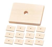 HYTROVE 20 Pièces Jouets à Mâcher pour Perroquets Blocs de Décoration Naturels pour Oiseaux pour Éveiller Intérêt et Entretenir Bec