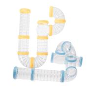 HYTROVE 2ensembles Tubes De Connexion pour Cage De Hamster Accessoires De Tunnel DIY Transparents pour Rongeurs Favorise Exploration Et Exercice