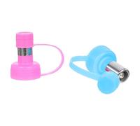 HYTROVE 2pièces Bouteille Eau pour Chien Gourde Portable pour Animaux Abreuvoir Pratique Extérieur pour Et Rose Bleu