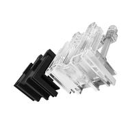 HYTROVE 2Pièces Clips de Tuyaux de Poisson Fixation Multifonction pour Aquarium Installation Facile et Durable Noire et Transparent pour Tuyaux Eau Filtrant