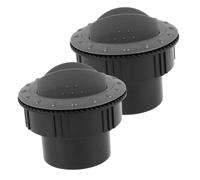 HYTROVE 2pièces Couvercles De Ventilation Universels Pour Rv Déflecteur Air Pour Sortie De Climatisation Utilisation Autobus Et Véhicules De Construction Étanche Et Pratique