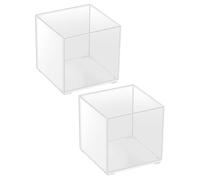 HYTROVE 2pièces Hydroponic Terrarium Planter for Succulents Micro Landscape Vessel for Desktop Decor