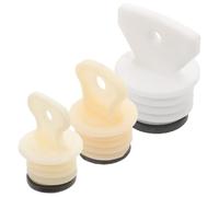 HYTROVE 3 Bouchons de Bouillottes en Caoutchouc Portables, Bouchons Étanches de Remplacement pour Paquet à Eau, Design Simple et Pratique pour Cuisines et Salles à Manger