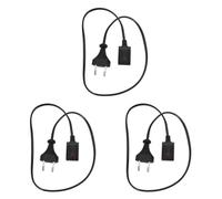HYTROVE 3 Pièces Chargeur Électrique Compact pour Bouillotte D'eau Chaude Noir en Pp et Cuivre, Recharge Rapide, Maison Bureau