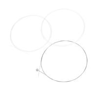 HYTROVE 3pcs Cordes Professionnelles pour Balalaïka en Nylon Blanc Réponse Rapide et Transition des Notes Plus Fluide pour Musiciens et Remplacement des Anciennes Cordes