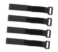 HYTROVE 4 Pièces Colliers Ajustables en Nylon Anti-Chants pour Coqs Noirs, Accessoires Silencieux pour Ferme et Usage Domestique
