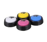 HYTROVE 4pièces Boutons Enregistrables pour Communication Animale Outils Entraînement pour Chiens Et Chats Interaction Éducative avec Votre Animal