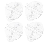 HYTROVE 4pièces Clips De Séparation pour Aquarium Acrylique avec Ventouse Supports pour Diviseur De Réservoir pour Élevage Et Prévention des Conflits Entre Poissons