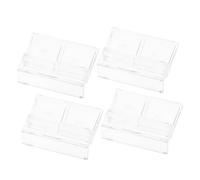 HYTROVE 4Pièces Support de Couvercle Aquarium Acrylique pour Réservoirs de Poissons Design Transparent et Pratique pour et Durable