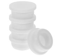 HYTROVE 5pièces Bouchons Silicone Réutilisables pour Pots de Fleurs Bouteilles de Sel et Poivre Bouchons de Remplacement Étanches et Pratiques