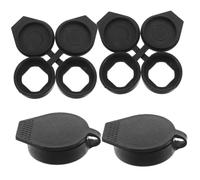 HYTROVE 6pièces Capuchon Étanche à Trou Cache-serrure De Porte Plastique Protection Pour Serrure à Came Intérieure Pour Coffre De Bateau