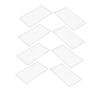 HYTROVE 8 pièces Boîte de Rangement Plastique pour Étui Transparent de Protection et pour Organisateur Pratique pour Billets Timbres et Souvenirs