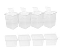 HYTROVE 8pièces Boîte Transparente pour Reptiles Cage Multi-Fonctionnelle pour Serpents Et Accessoires De Terrarium Conception Pratique pour Élevage Arthropodes Lézards