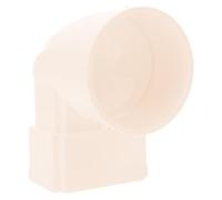 HYTROVE Adaptateur de Gouttière pour Descente Pluviale en Plastique Raccord de Drainage d'Eau de Pluie Carré à Rond Connexion Large Ouverture Compatible Gouttières Extérieures