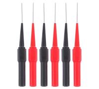 HYTROVE Aiguilles de Test Haute Sensibilité Précision en Acier Inoxydable et Plastique 6pcs pour Multimètre pour Tests Électriques et Industriels