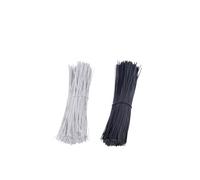 HYTROVE Attaches de Câble en Fer 0,45 MM 1000 Pcs Kit Clips Câbles Réutilisables Revêtement Plastique Solide et Bureau Fixation Flexible et Robuste