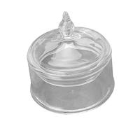 HYTROVE Bocal Verre Décoratif avec Couvercle Bocal Verre Transparent Échelle Accessoire pour Décoration Maison