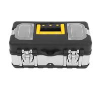 HYTROVE Boîte à Outils Portable Acier Inoxydable Mallette de Rangement Multifonctionnelle avec Mécanisme de Verrouillage Sécurisé et Design Élégant