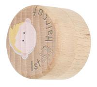 HYTROVE Boîte à Souvenirs pour Bébé Garçon Grosse Capacité, Design Compact, Rangement Sécurisé, en Bois Naturel, Coffret pour Première de Cheveux, pour Conserver