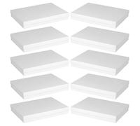 HYTROVE Boîte extra large blanche en carton rigide 10pcs avec couvercle, boîtes cadeaux pour emballer costumes, coffrets adaptés pour mariages et célébrations