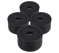 HYTROVE Bouchons de Remplacement Accessoires pour Griffoir Cylindrique Kit de 4 Design DIY en Plastique Noir M8 Installation Facile pour Arbre à Chat